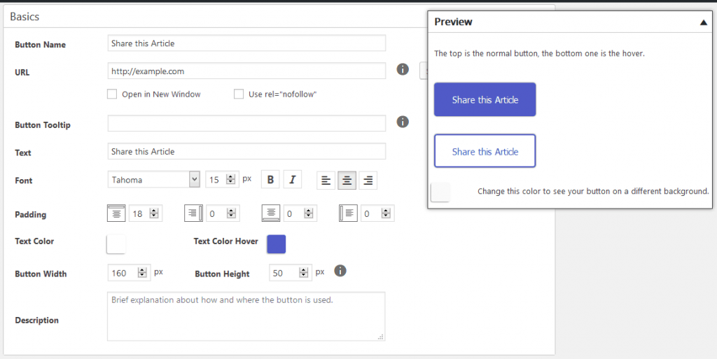 exemple de shortcode bouton